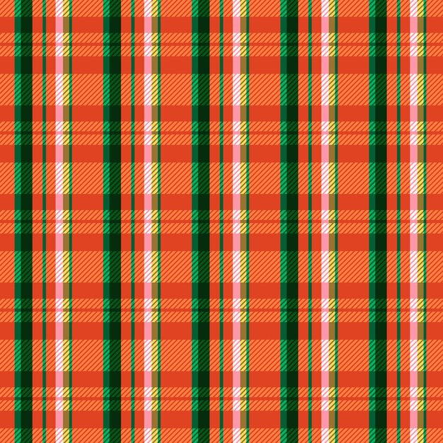 Flat christmas plaid pattern design