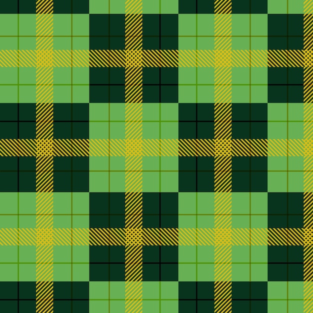 Flat christmas plaid pattern design