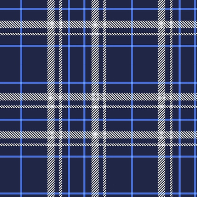 Seamless blue plaid pattern Stock Vector by ©lemony 9620229