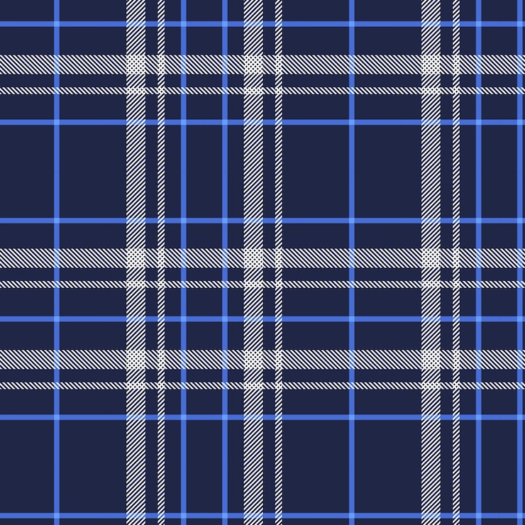 Free Vector flat christmas plaid pattern design