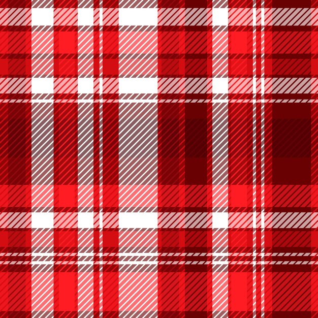 Flat christmas plaid pattern design