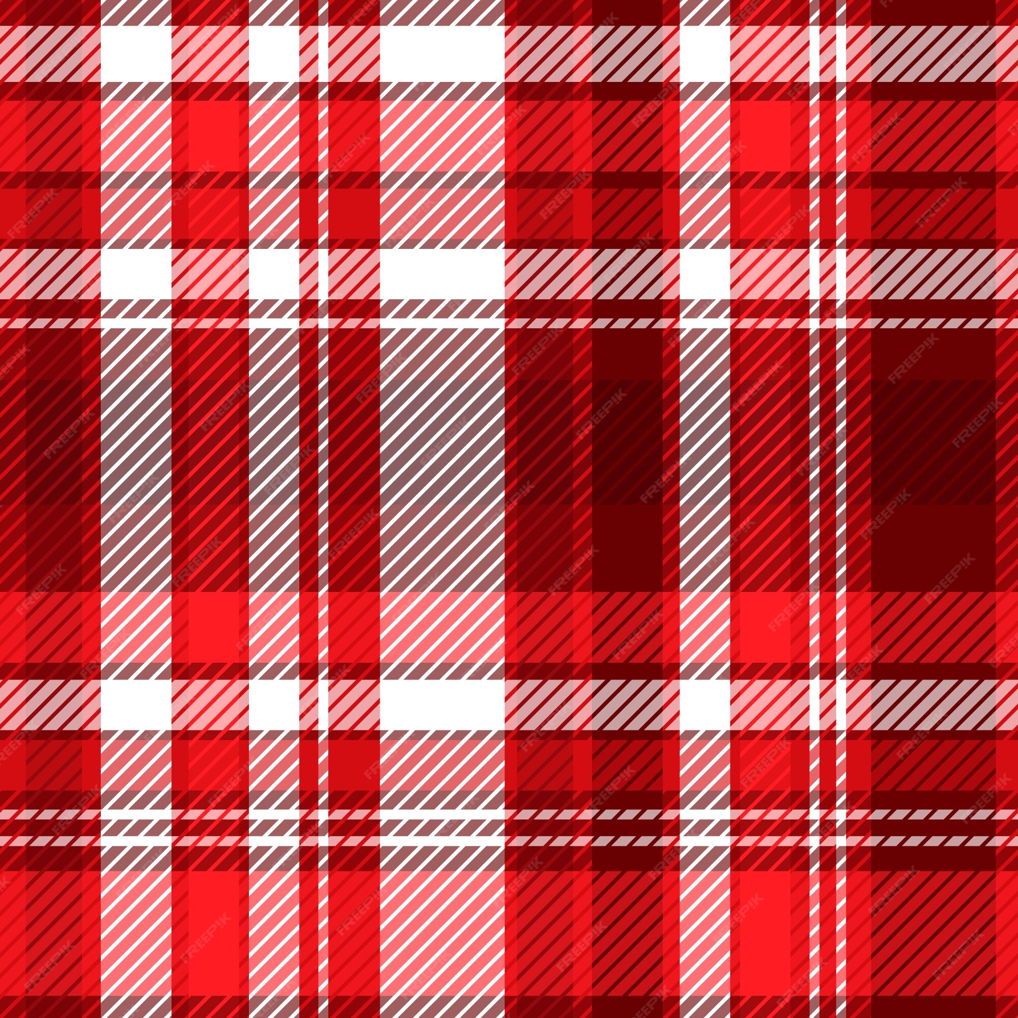 Free Vector  Flat christmas plaid pattern design