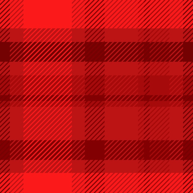 Flat christmas plaid pattern design