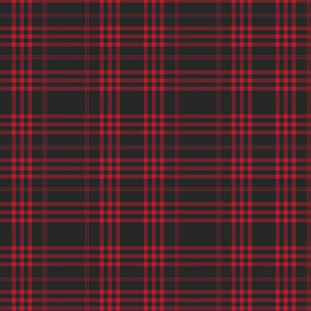 Flat christmas plaid pattern design