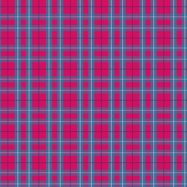 Flat christmas plaid pattern design