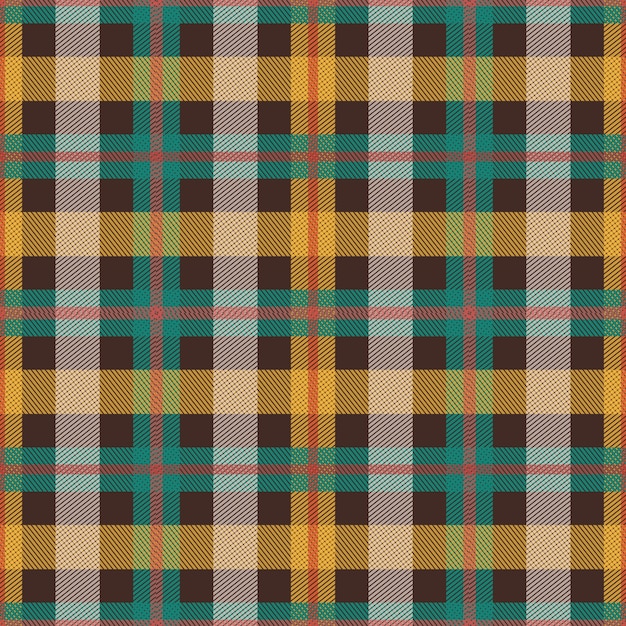 Flat christmas plaid pattern design