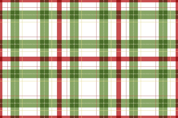 Free vector flat christmas plaid pattern design