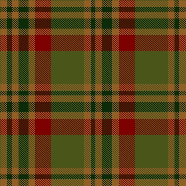 Flat christmas plaid pattern design