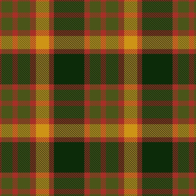 Flat christmas plaid pattern design