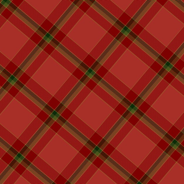 Flat christmas plaid pattern design