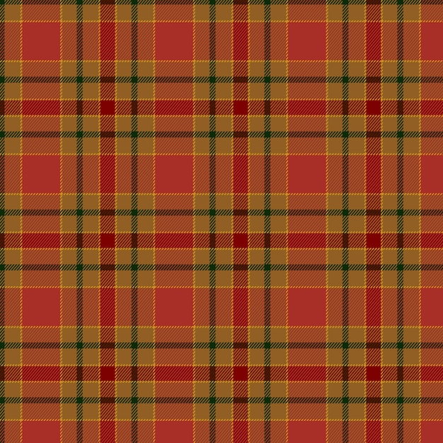 Flat christmas plaid pattern design