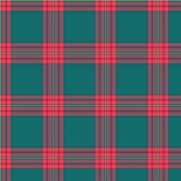 Flat christmas plaid pattern design