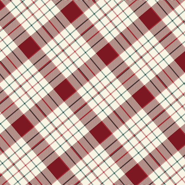 Flat christmas plaid pattern design