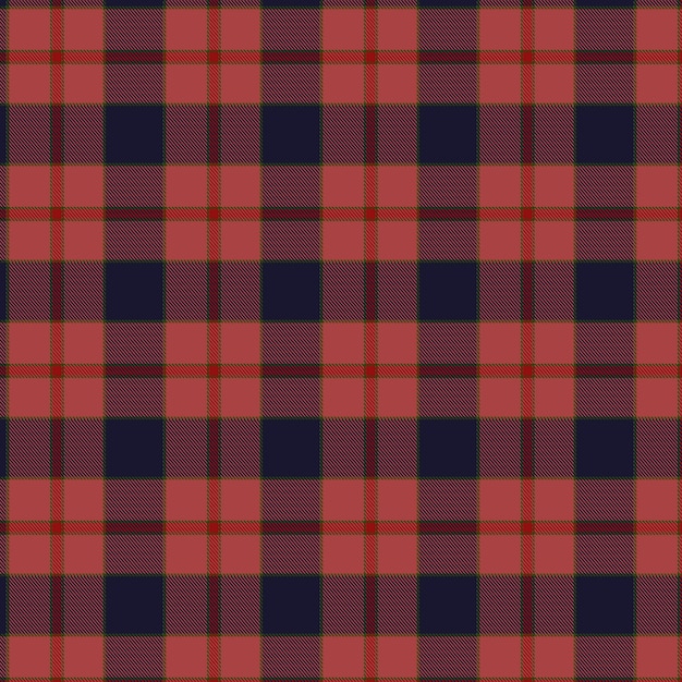 Flat christmas plaid pattern design