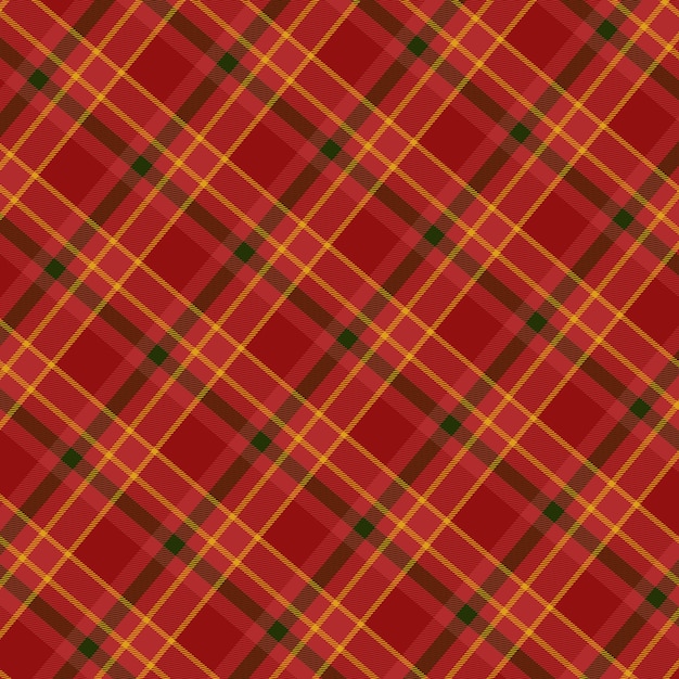 Free vector flat christmas plaid pattern design