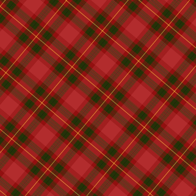 Free vector flat christmas plaid pattern design