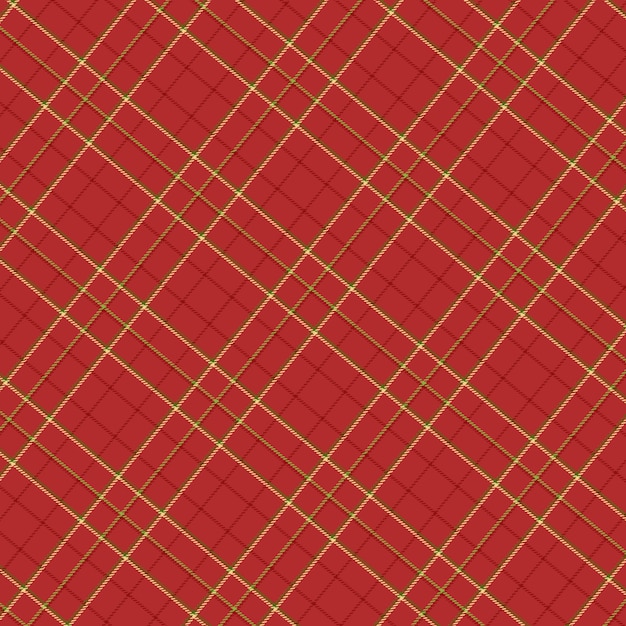 Flat christmas plaid pattern design