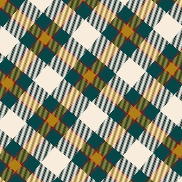 Flat christmas plaid pattern design