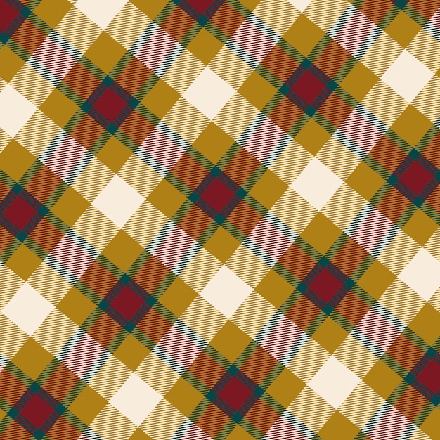 Free vector flat christmas plaid pattern design