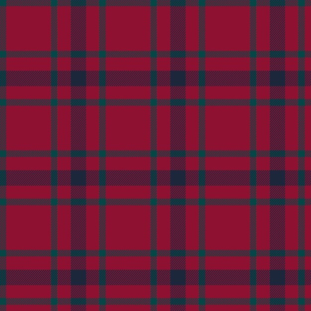 Flat christmas plaid pattern design