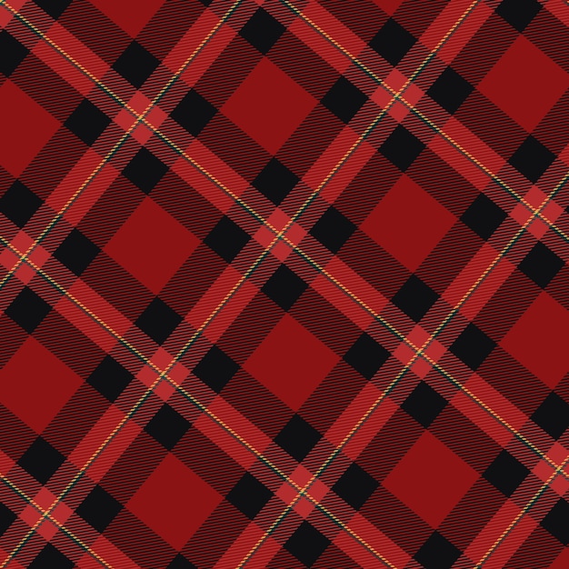 Free vector flat christmas plaid pattern design