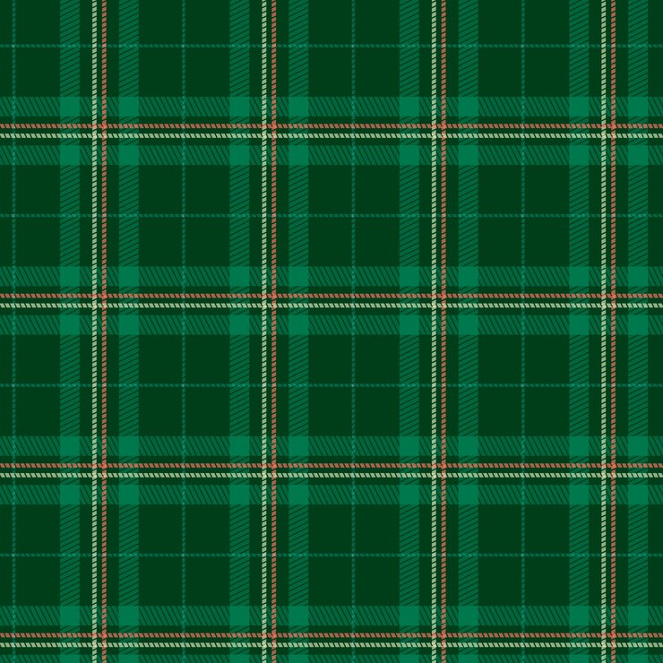 Free Vector flat christmas plaid pattern design