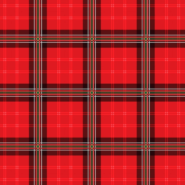 Free Vector  Flat christmas plaid pattern design