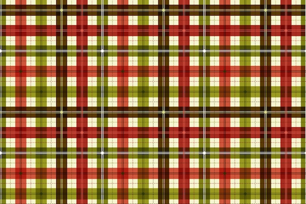 Flat christmas plaid pattern design