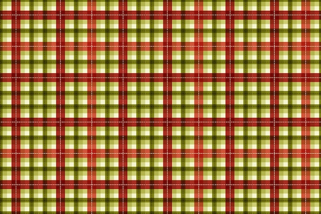 Flat christmas plaid pattern design