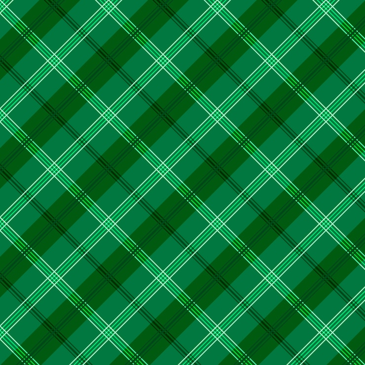 Free Vector flat christmas plaid pattern design