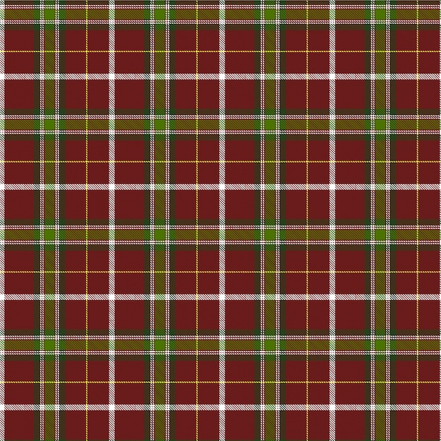 Flat christmas plaid pattern design