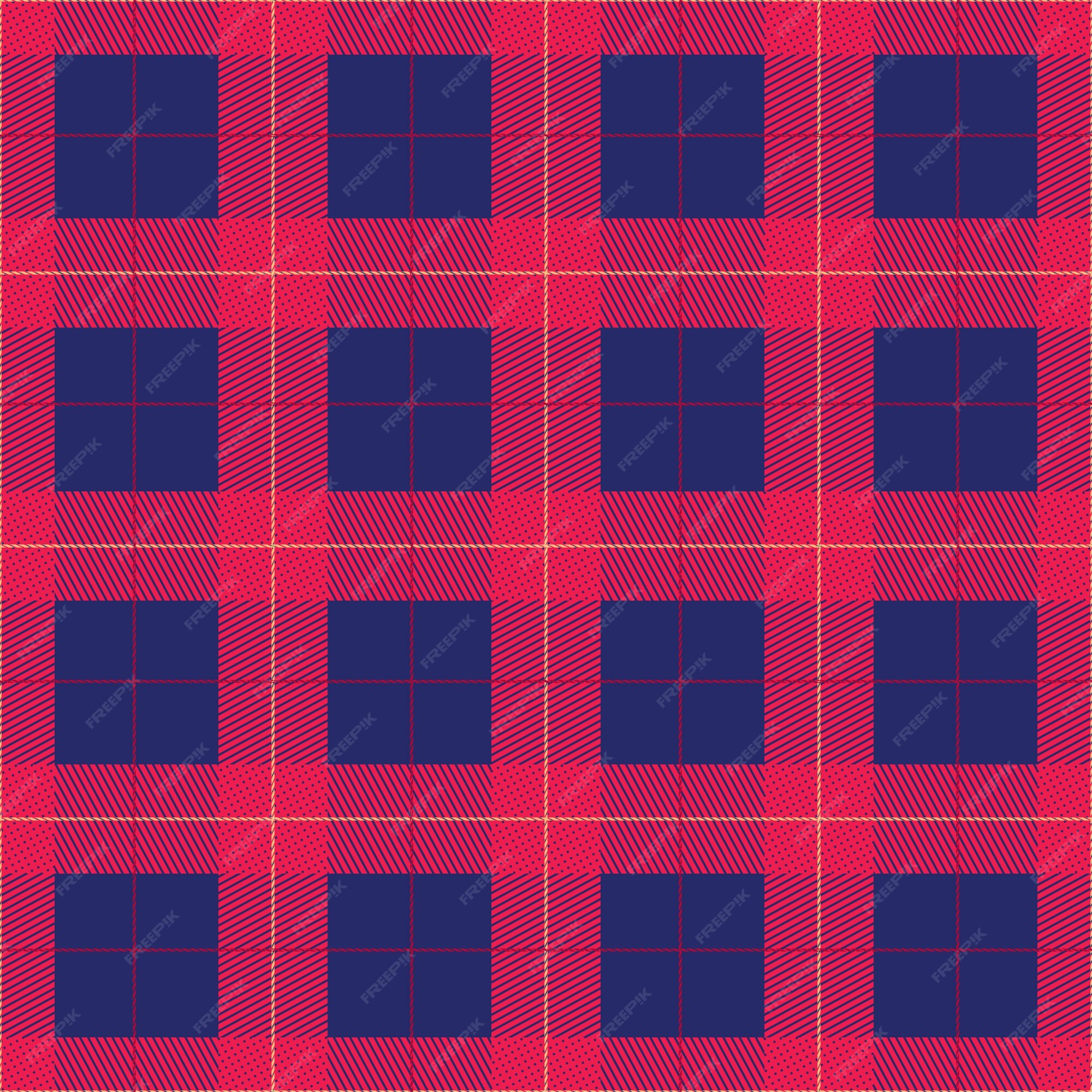 Free Vector  Flat christmas plaid pattern design