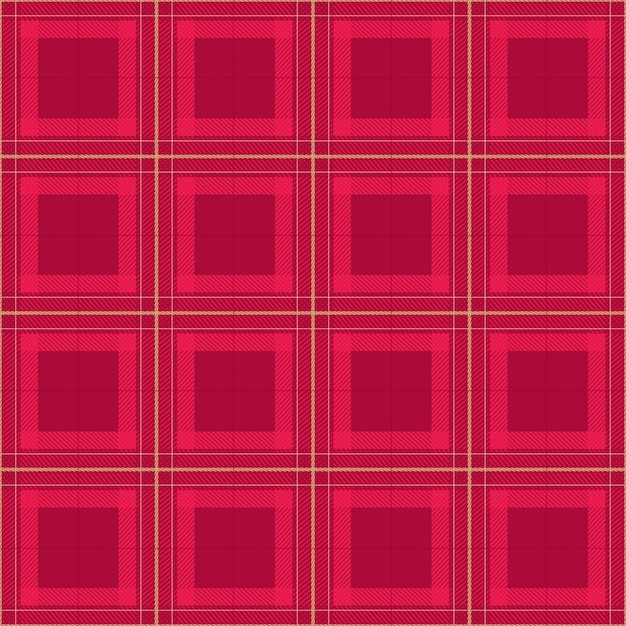 Flat christmas plaid pattern design