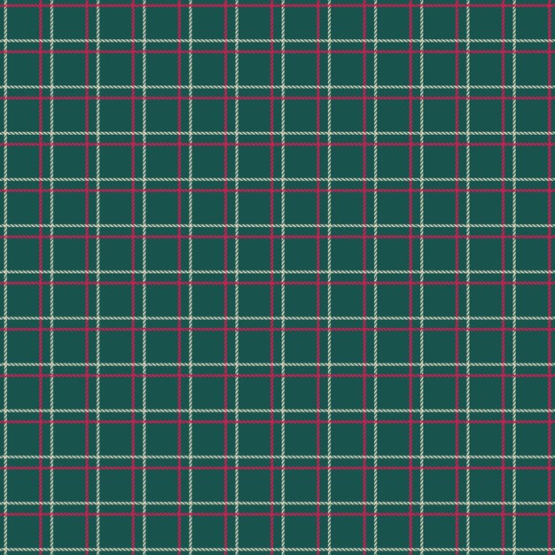 Flat christmas plaid pattern design