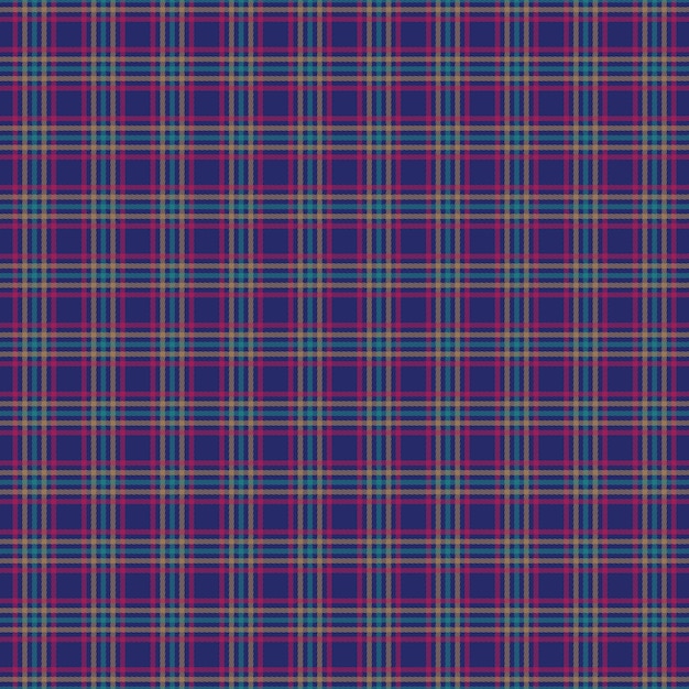 Flat christmas plaid pattern design