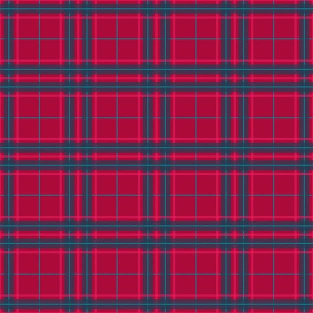 Free vector flat christmas plaid pattern design