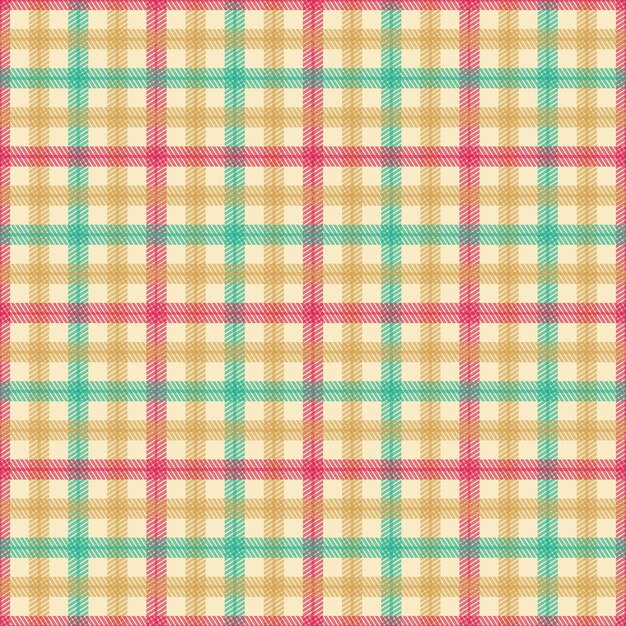 Flat christmas plaid pattern design