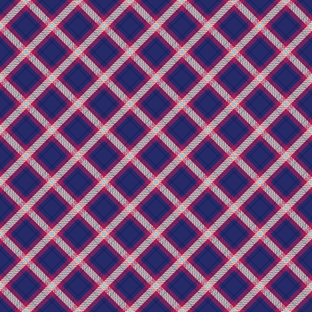 Flat christmas plaid pattern design