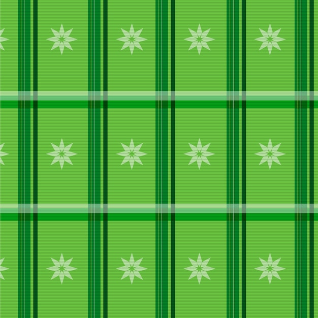 Flat christmas plaid pattern design