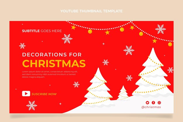フラットクリスマスyoutubeサムネイル