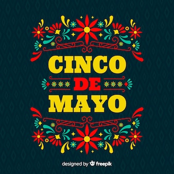 Flat Cinco De Mayo Background