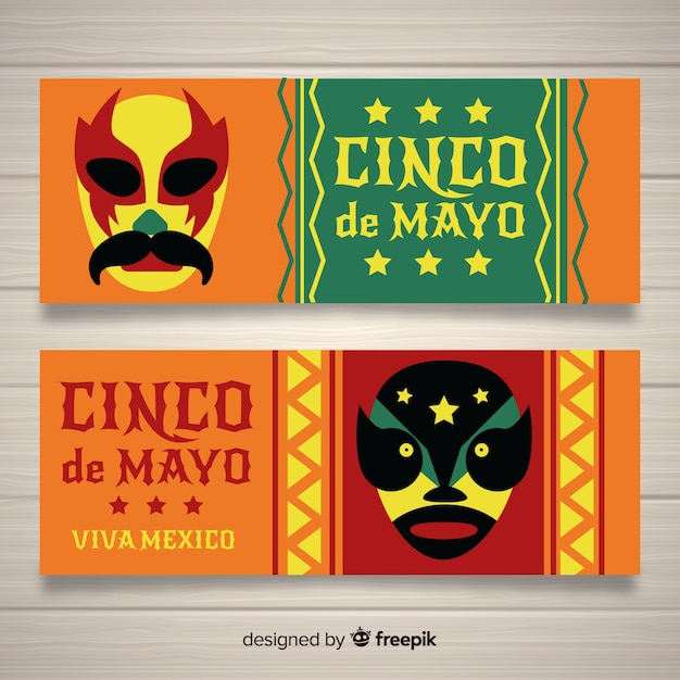 Banner piatto cinco de mayo