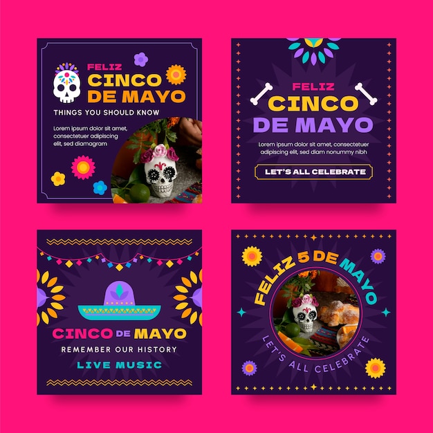 Коллекция постов в instagram cinco de mayo