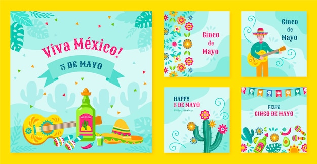 Коллекция постов в instagram cinco de mayo