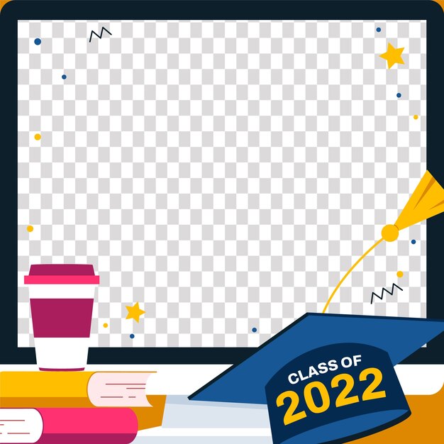 Flat class of 2022 frame template