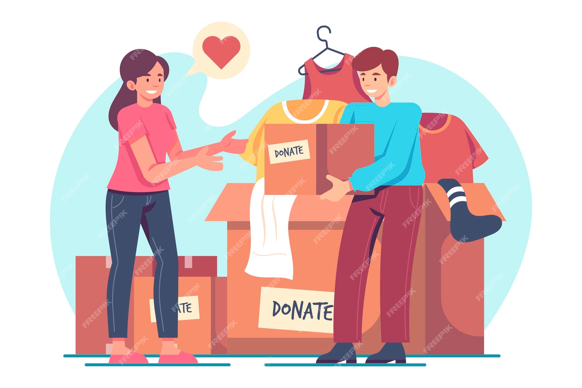 Vector Donate Concept Vector & Photo (Free Trial)