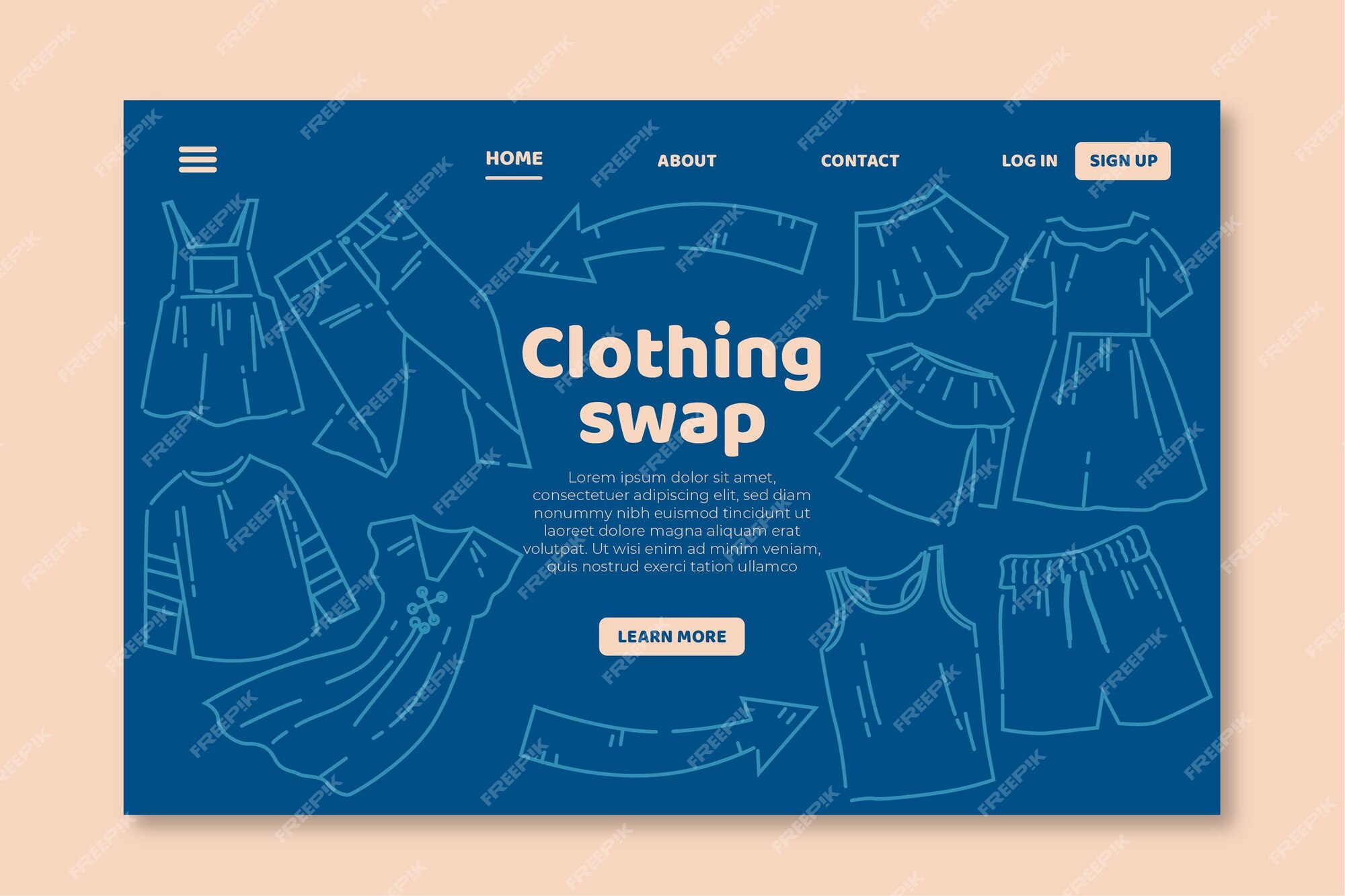 Clothing Swap - Community A5 Flyer/Poster Template