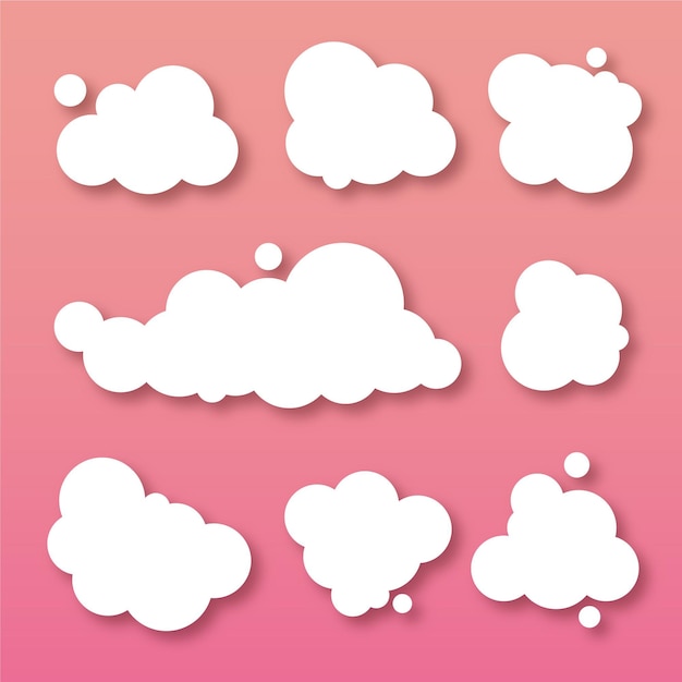 Free Vector  Hey you clouds