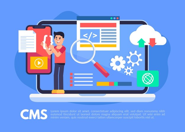 Плоская концепция cms