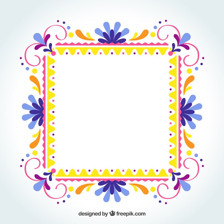 मुफ़्त वेक्टर flat colorful frame